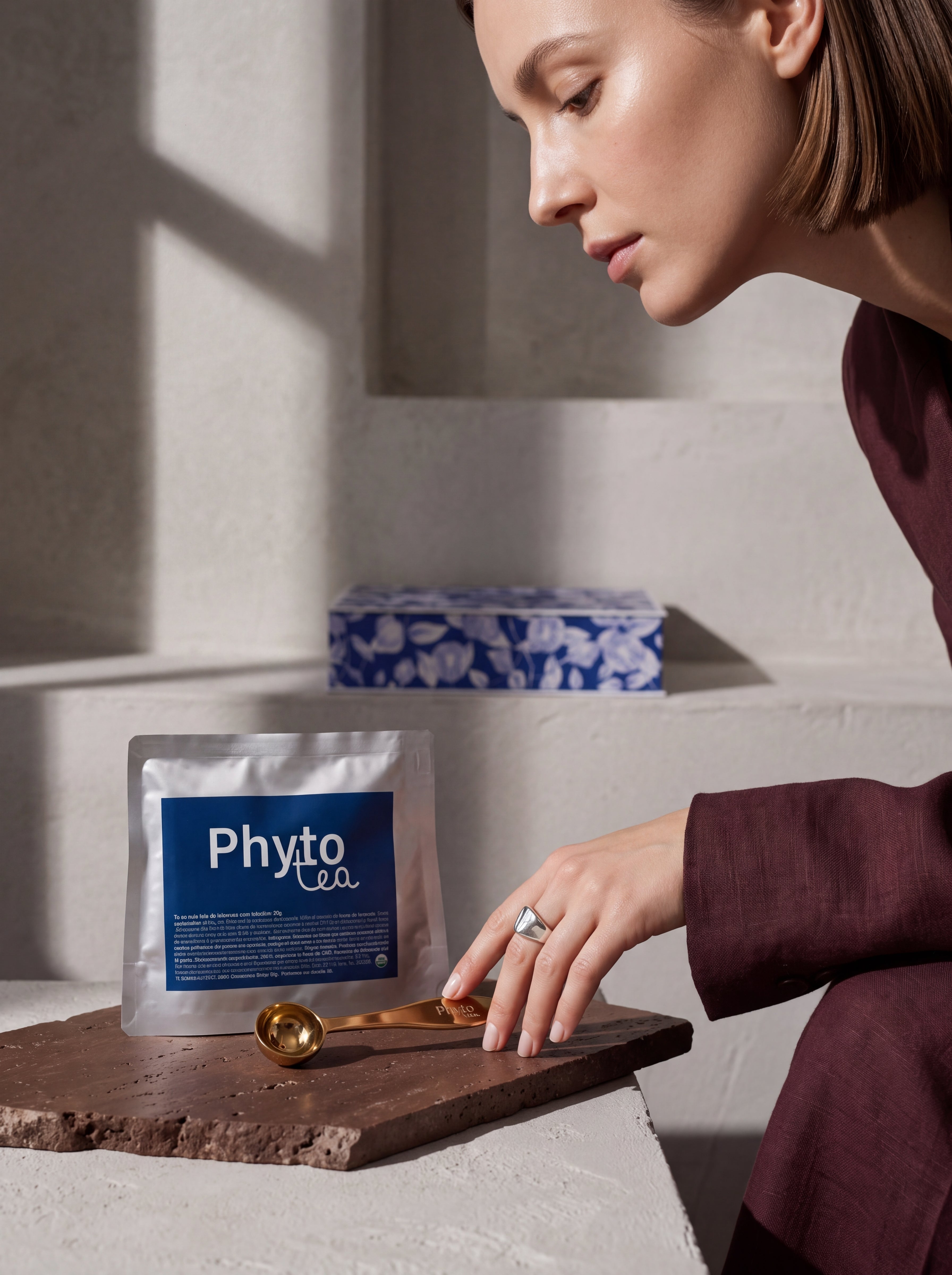 Phyto Tea Caja Premium 60g con cuchara